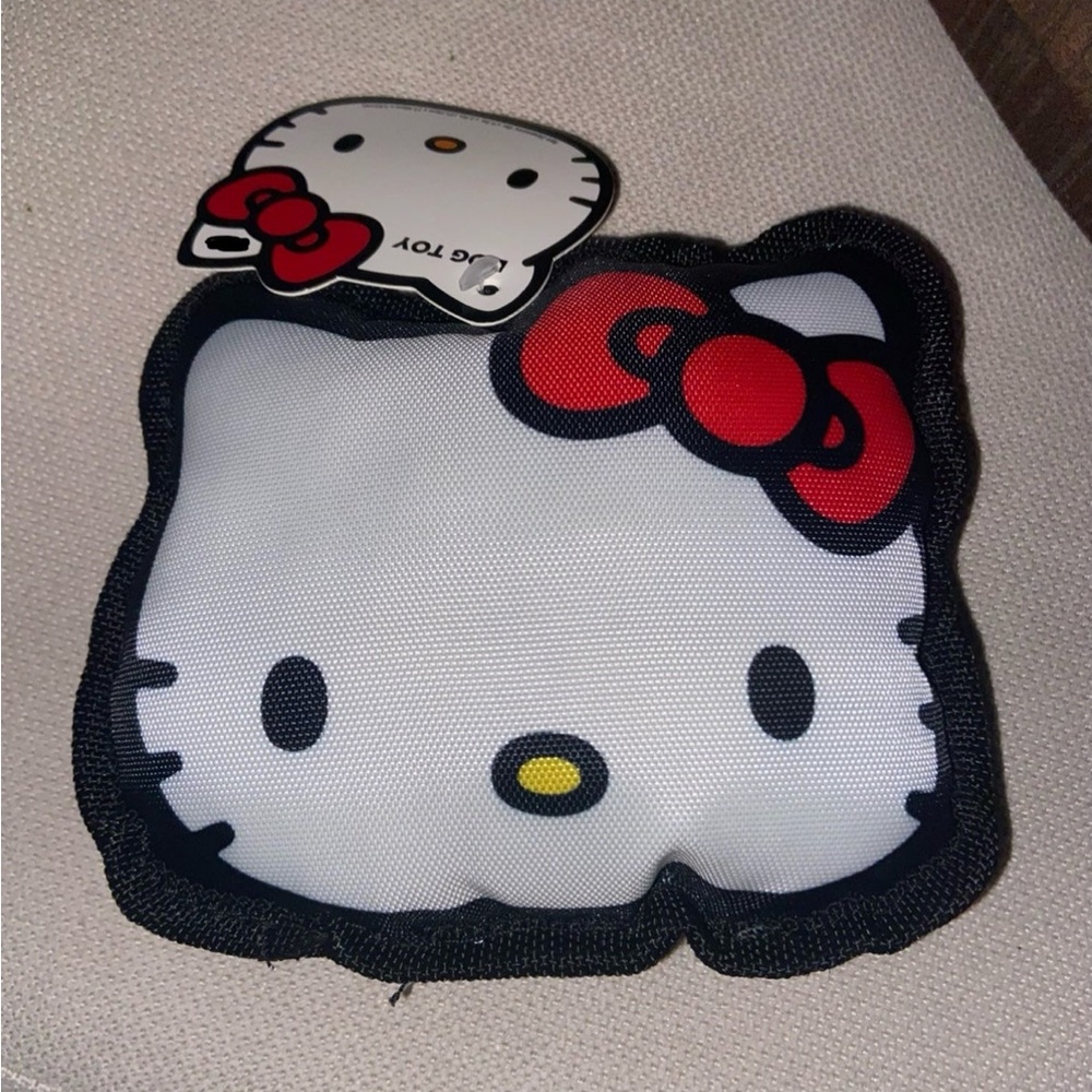 Sanrio HELLO KITTY DOG SQUEAKY DOG TOY - New